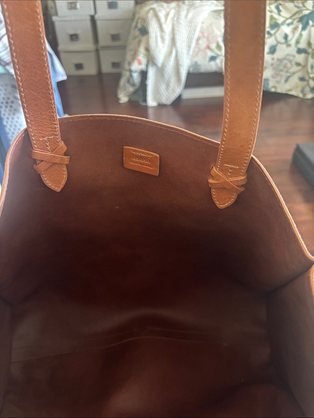Bash Cabas Suede Tote - Picture 6 of 7